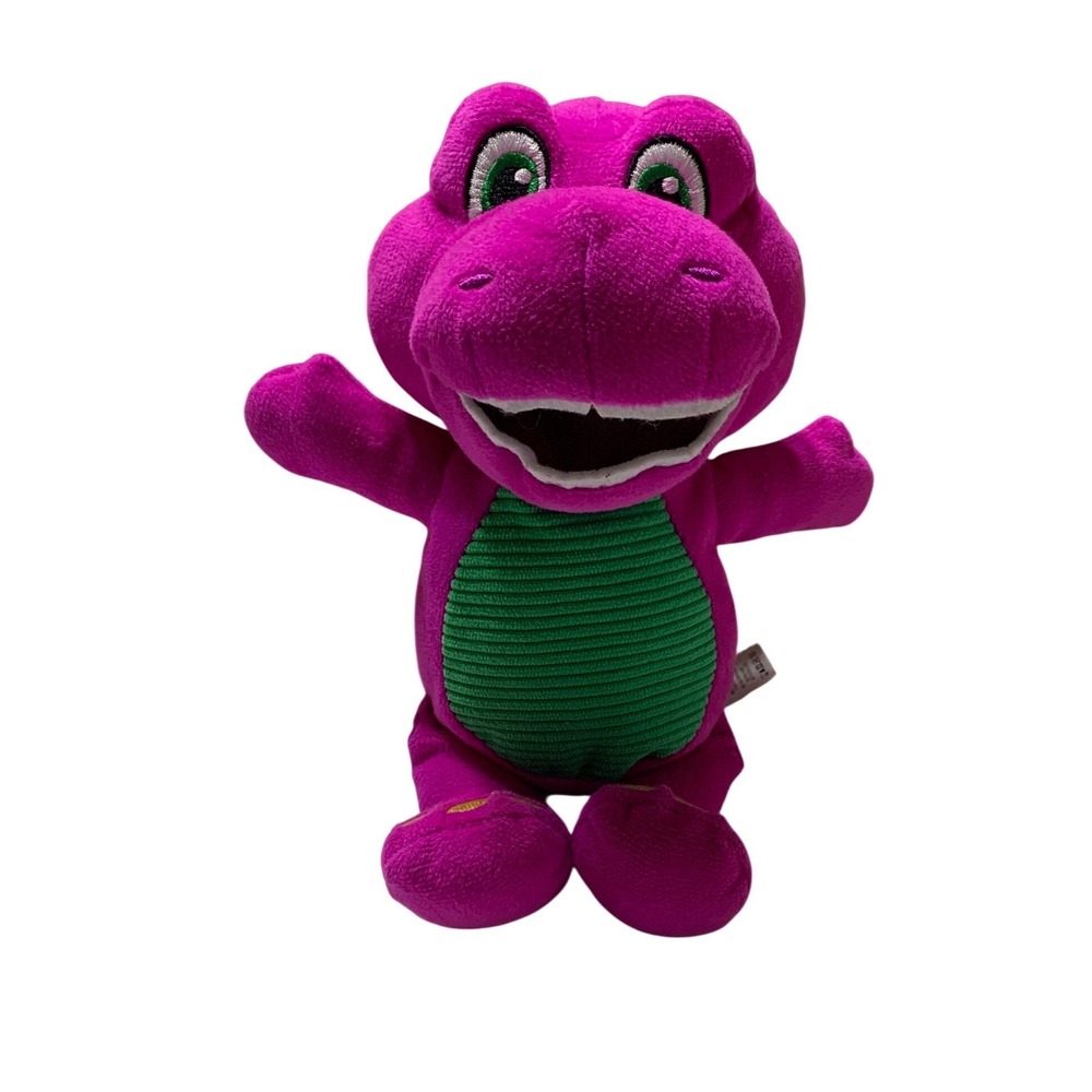 Fisher Price Barney Plush Purple Dinosaur Stuffed Animal 11 inch HVF40 2024